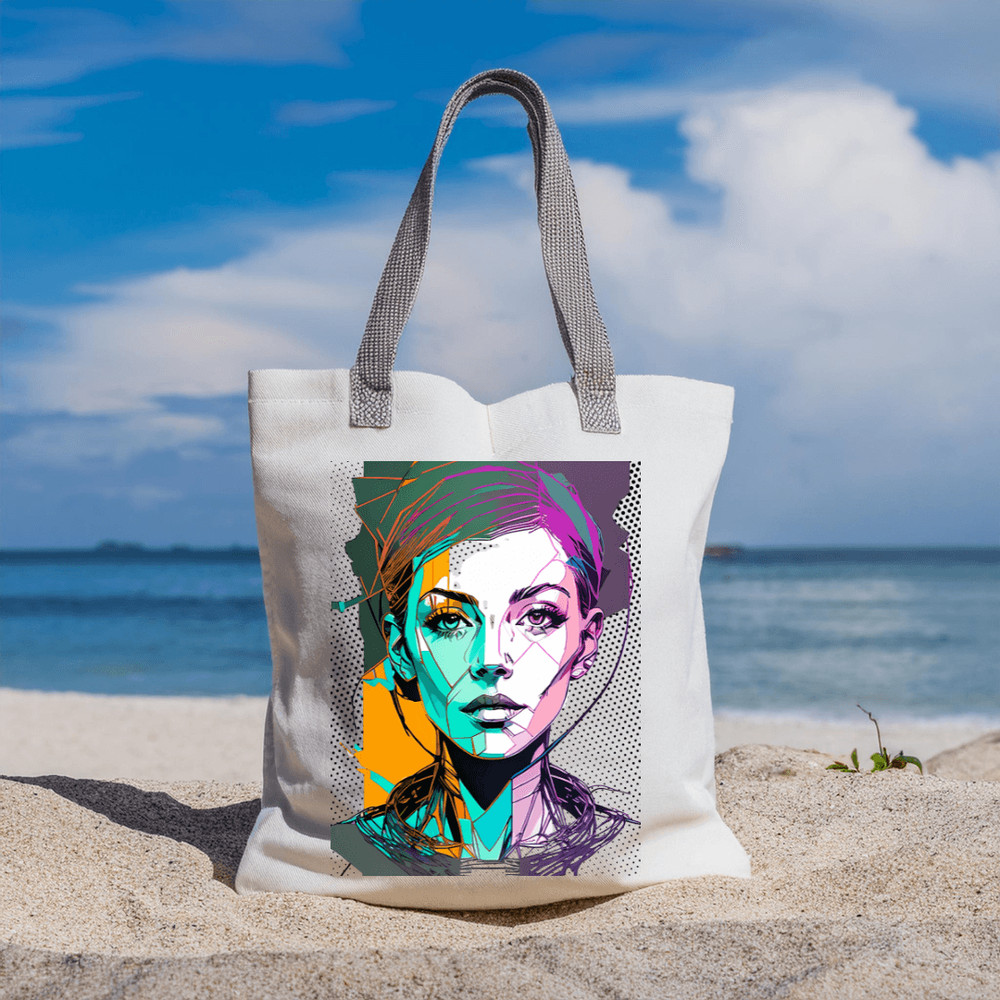 Abstract Woman Portrait Urban Art Png Big Size Wall Art Shirt Design 1