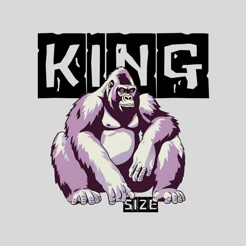 Gorilla King Size Print Clipart Png Monkey 0