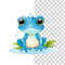 Frog And Friends Png Cliparts Set 2