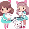 Bee And Puppycat Png Cartoons Cliparts Set 2