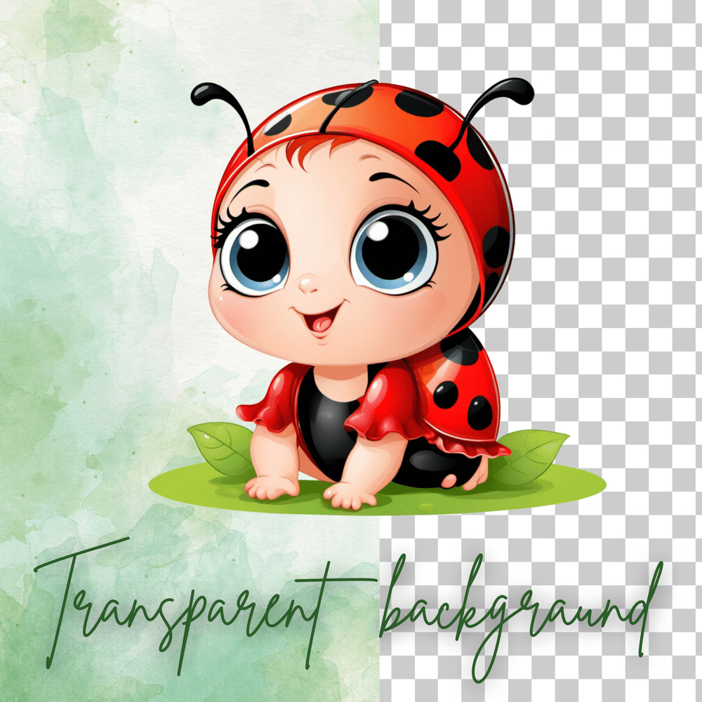 Bugs Insects Png 25 Cartoons Cliparts Set 2