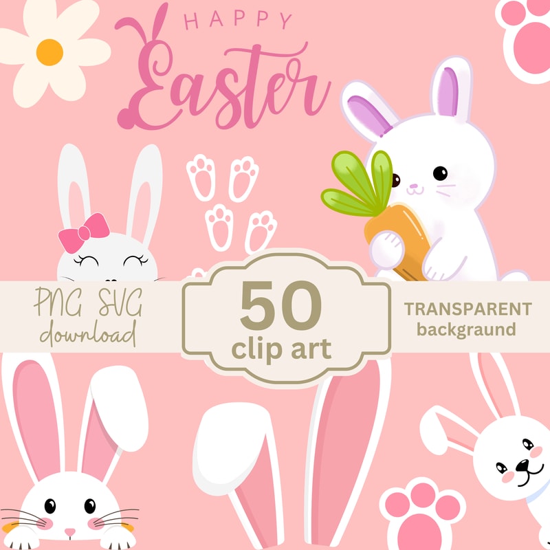 Easter Cliparts Box Easter Bunnys Pngs Eastern Eggs 1