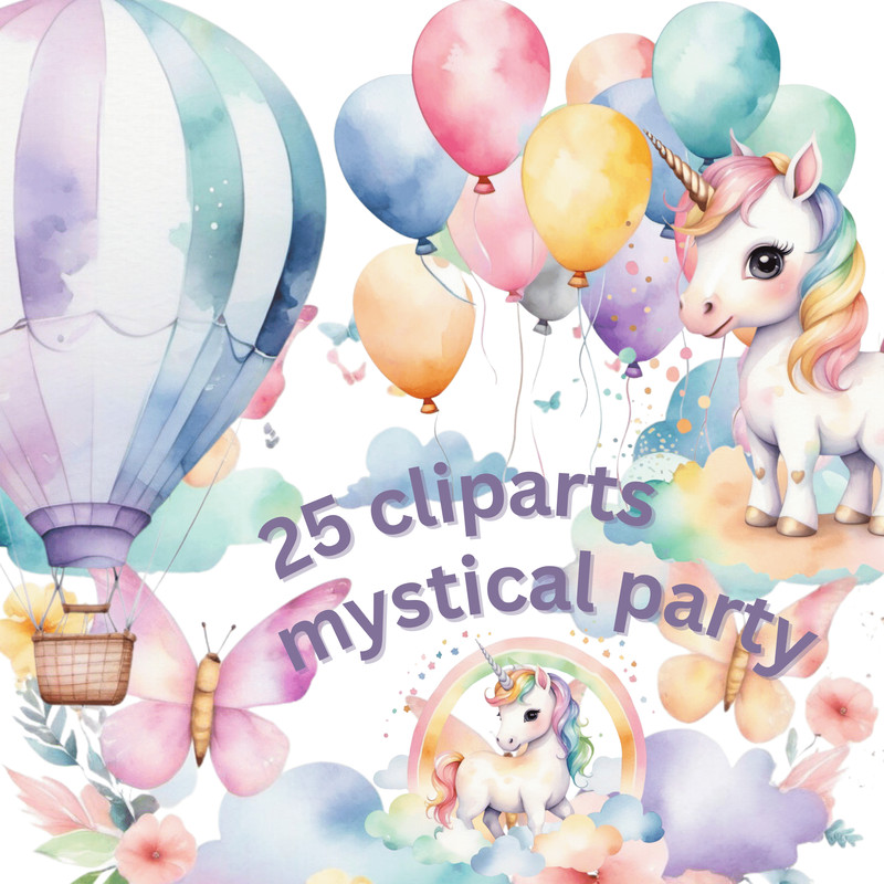 Cartoon Unicorn Baby Png  Pastel Sweets Cliparts 0