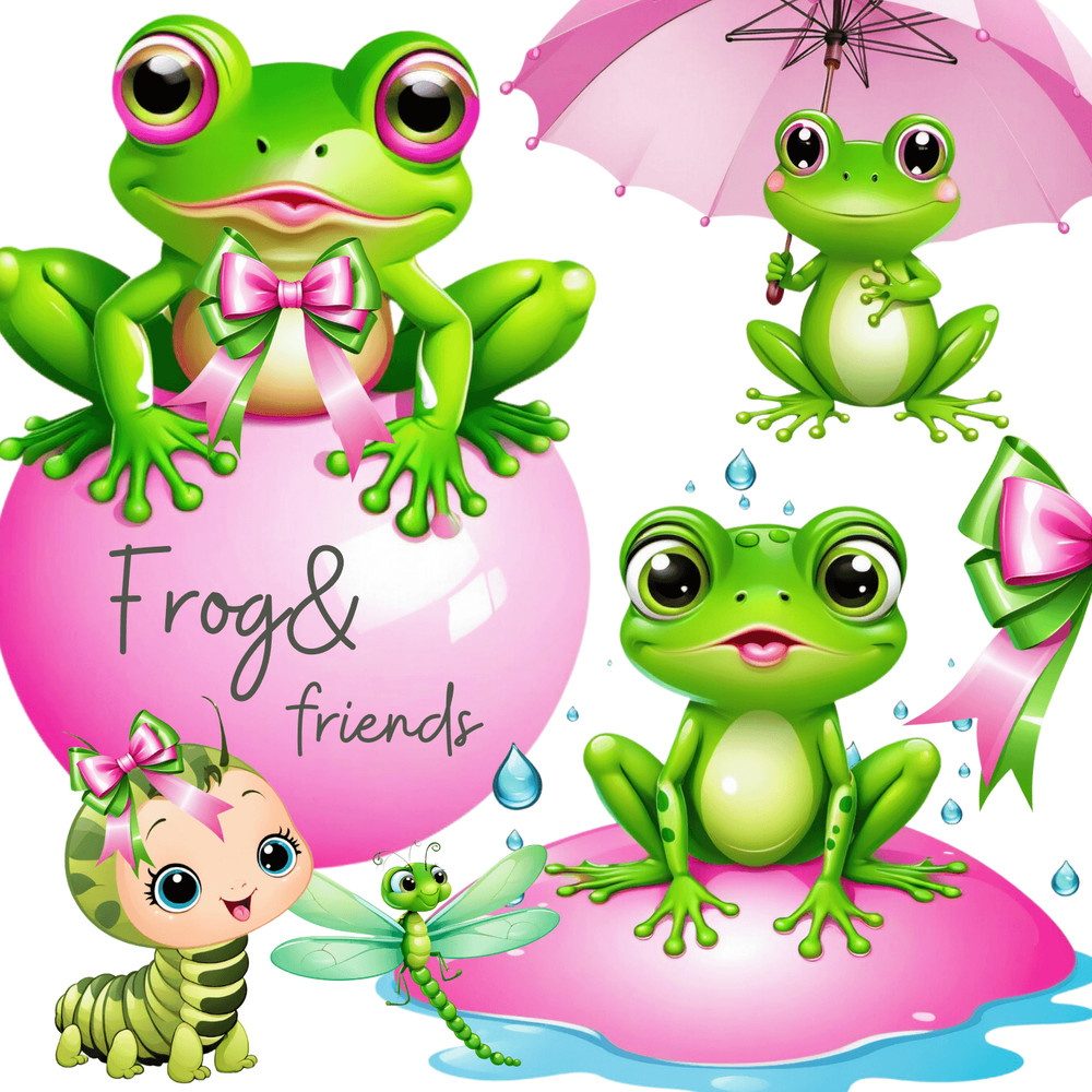 Cartoon Fairytale Frog Png Baby Frogs Cliparts 0