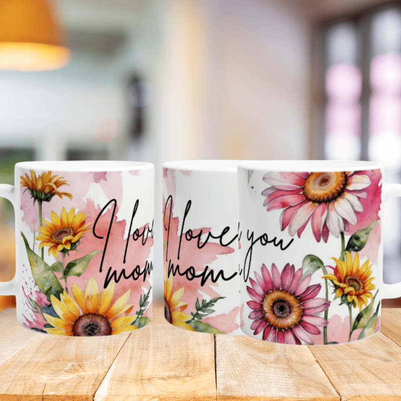 I Love You Mom Mug Wrap 0