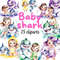 Under The Sea Animals Cliparts Ocean Animal Png Baby And Shark Png 0