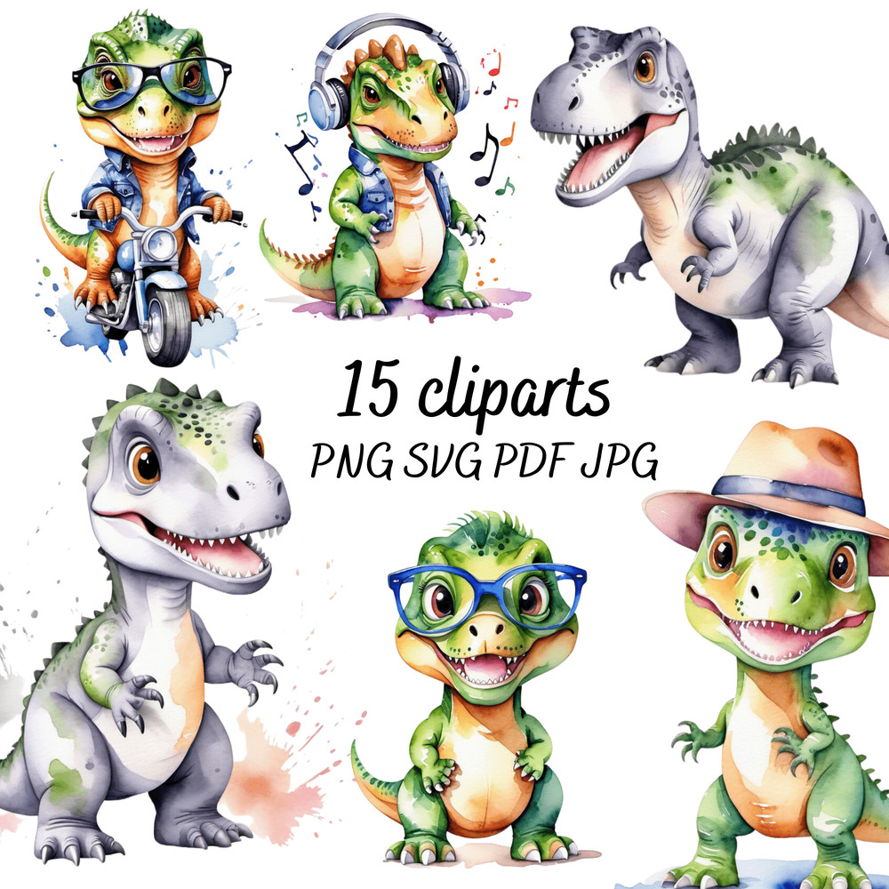 Tea Rex Cliparts  Fantastics Animal Png  Baby Dinosaurs 0