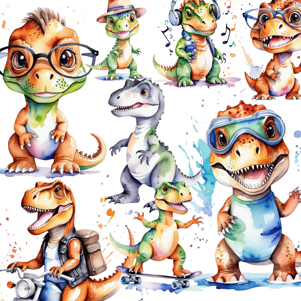 Tea Rex Cliparts  Fantastics Animal Png  Baby Dinosaurs 2