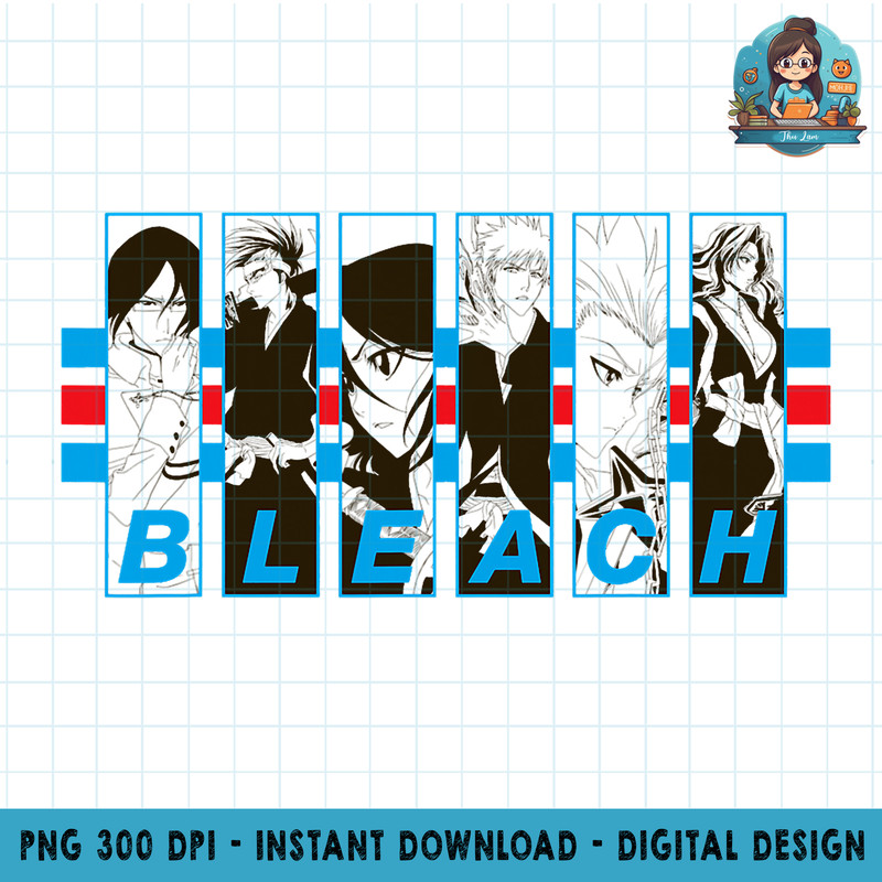 Bleach 5 Character Frames PNG Download.jpg