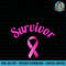 Breast Cancer Awareness Pink Ribbon Survivor Gift Design PNG Download.jpg