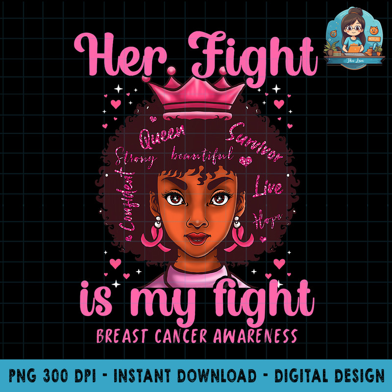 Breast Cancer Awareness Women Girl Cure Pink Support Squad PNG Download.jpg