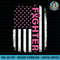 Breast Cancer Fighter Women Pink Ribbon American Flag PNG Download.jpg