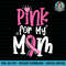 Breast Cancer Pink For My Mom Ribbon PNG Download.jpg