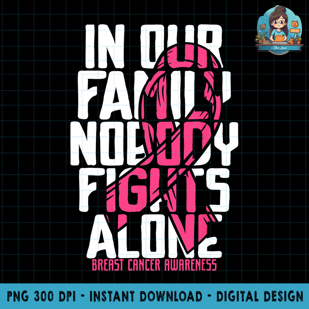 Breast Cancer Support Pink Family Breast Cancer Awareness PNG Download.jpg