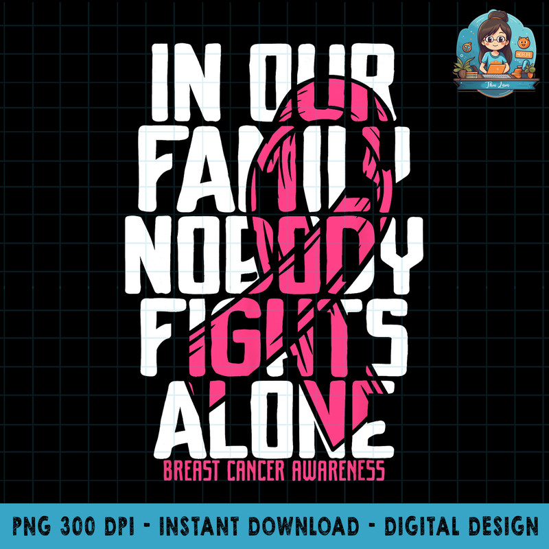 Breast Cancer Support Pink Family Breast Cancer Awareness PNG Download.jpg
