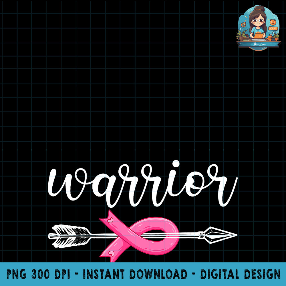 Breast Cancer Warrior Breast Cancer Awareness PNG Download.jpg
