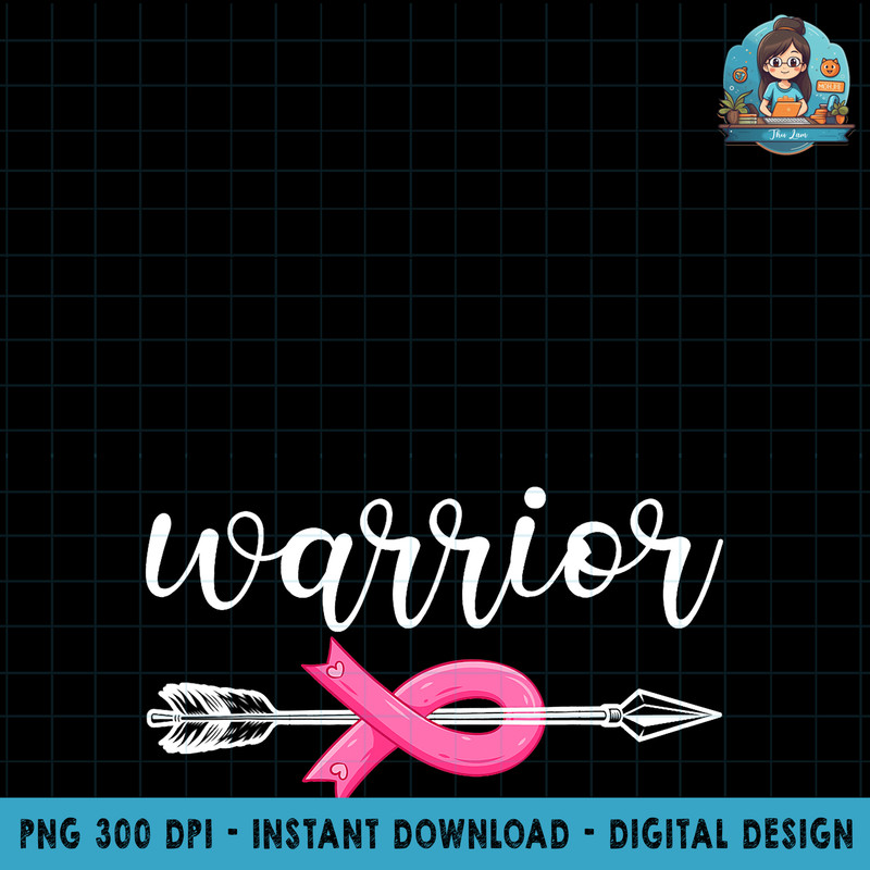 Breast Cancer Warrior Breast Cancer Awareness PNG Download.jpg