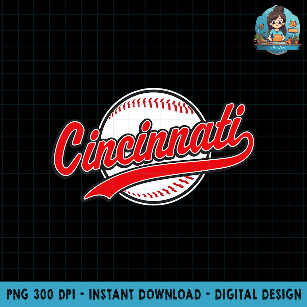 Cincinnati Tee Vintage Baseball Throwback Retro Design png, sublimation copy Copy copy.jpg