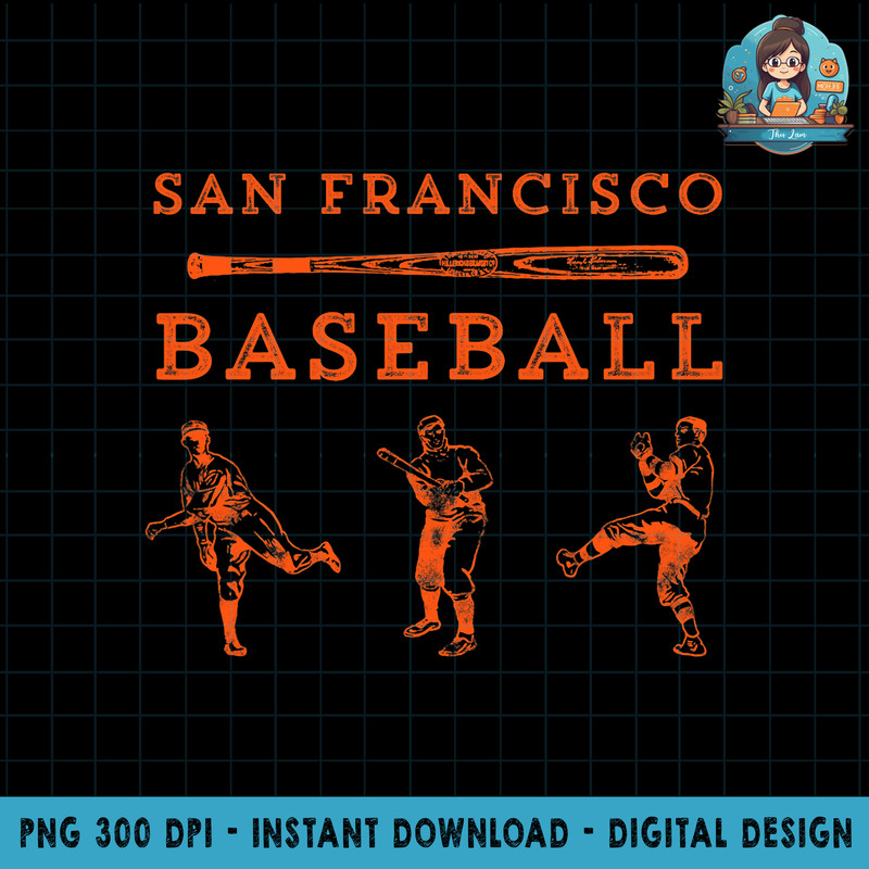Classic San Francisco Baseball Fan Retro png, sublimation copy.jpg
