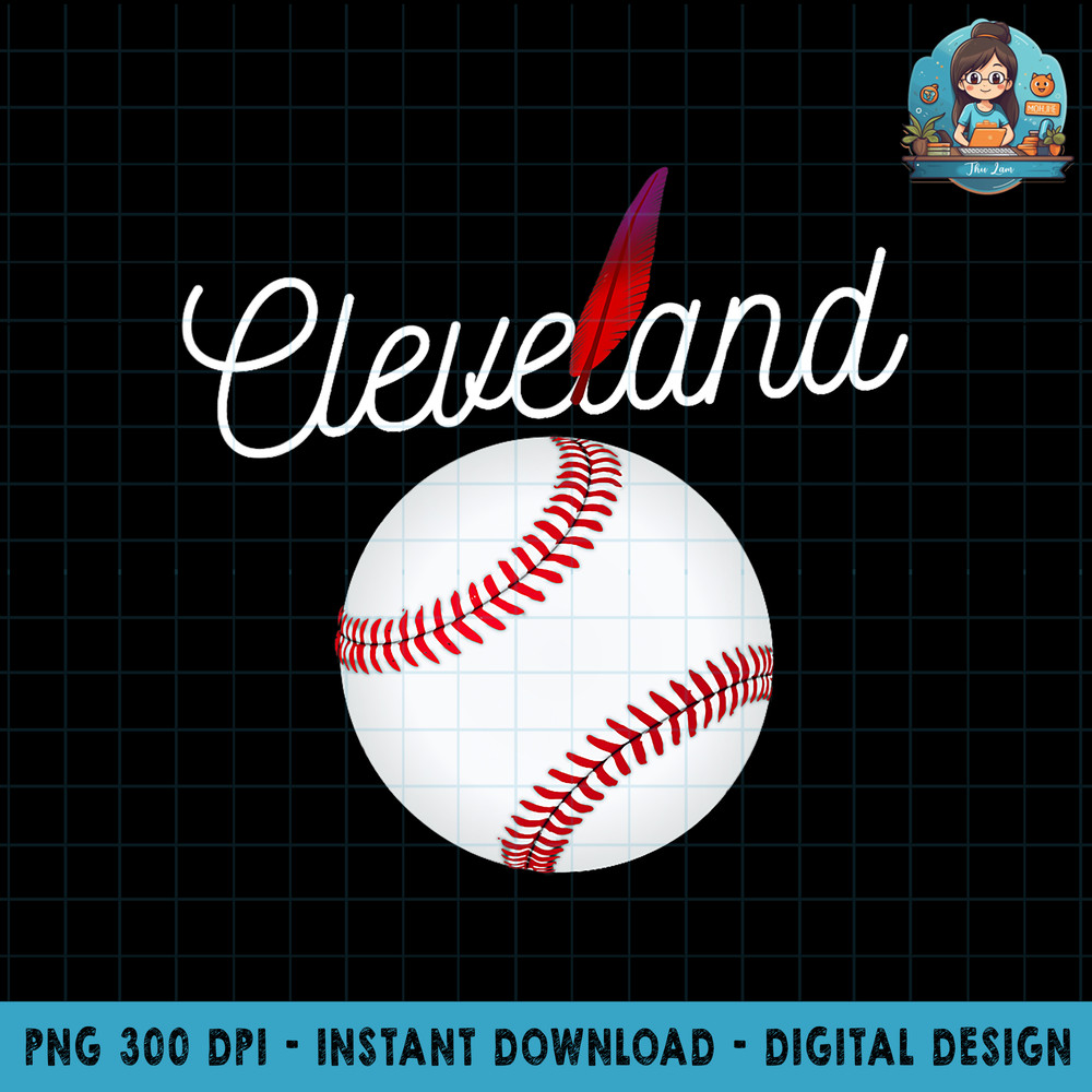 Cleveland Hometown Indian Tribe png, sublimation for Baseball Fans copy.jpg