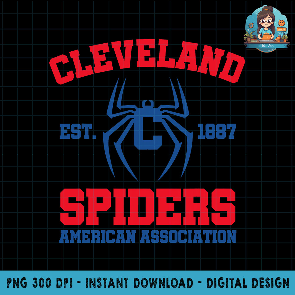 Cleveland Spiders Baseball Fan png, sublimation copy.jpg