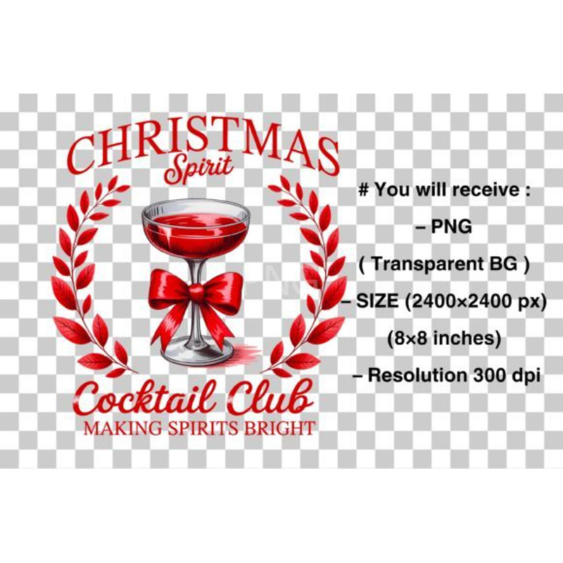 Christmas Spirit Retro Christmas PNG 1