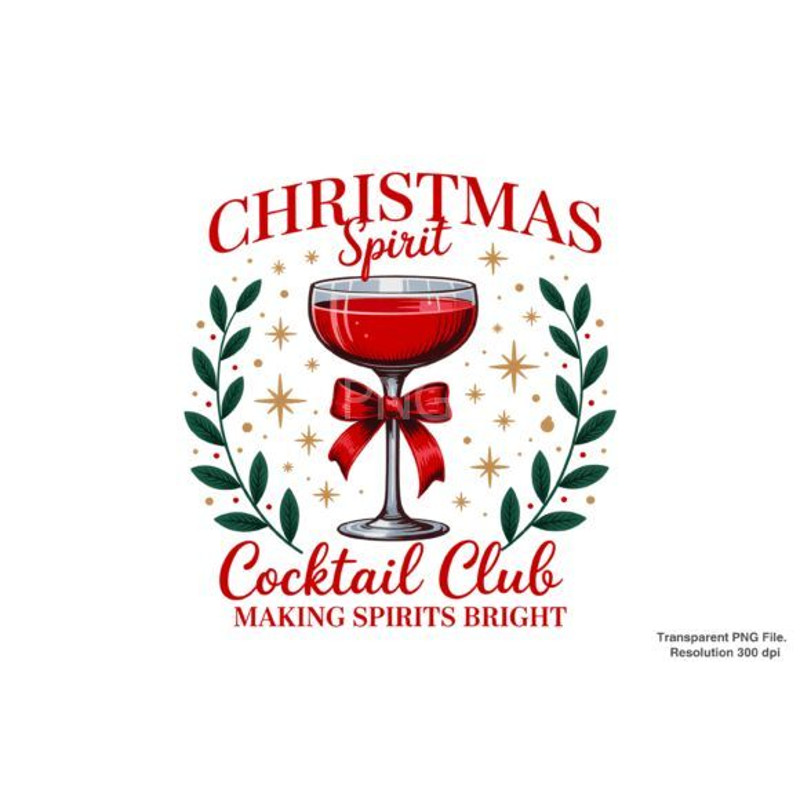 Christmas Spirit Retro Christmas PNG 2