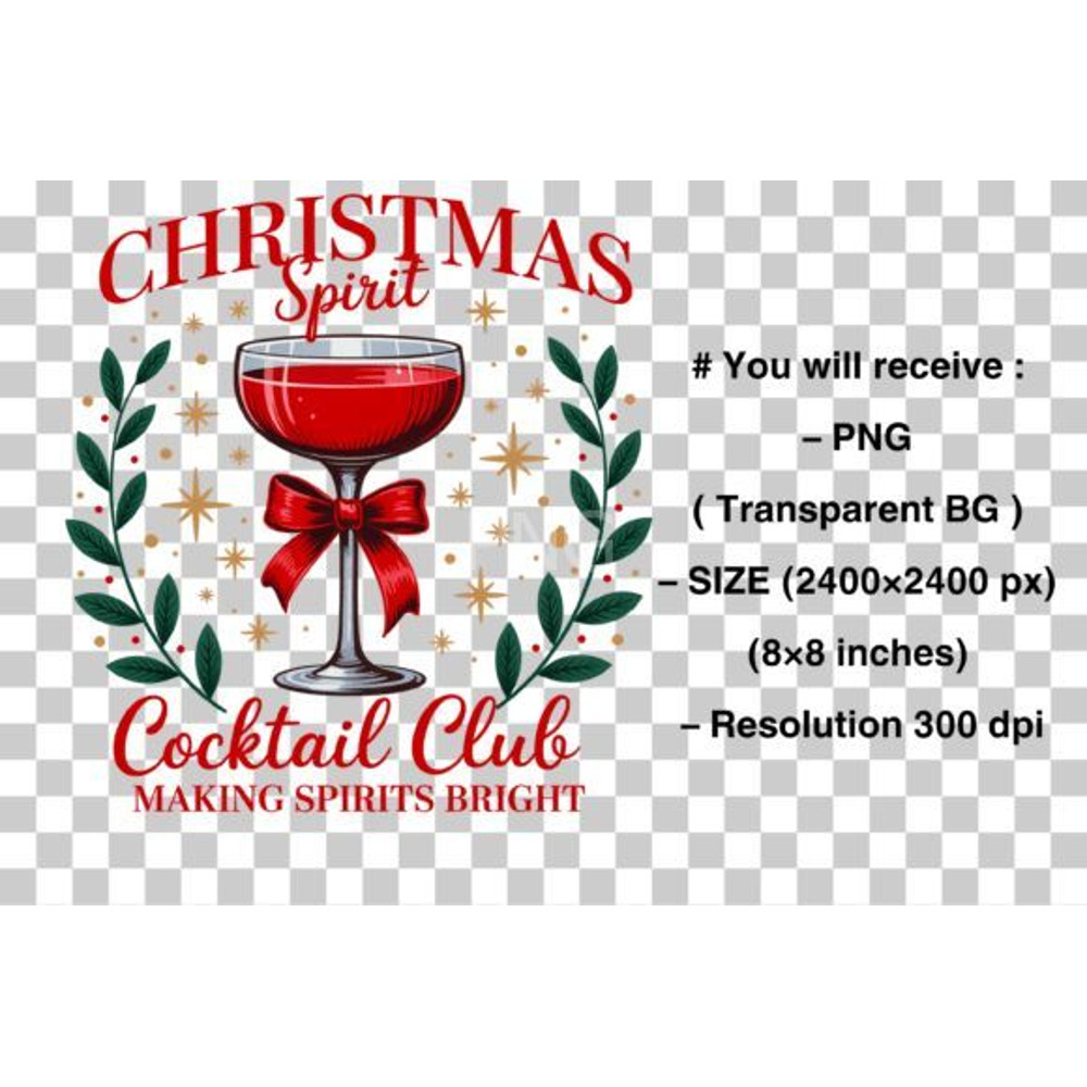 Christmas Spirit Retro Christmas PNG 3