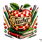 Retro Apple Teacher PNG Retro Teacher 2