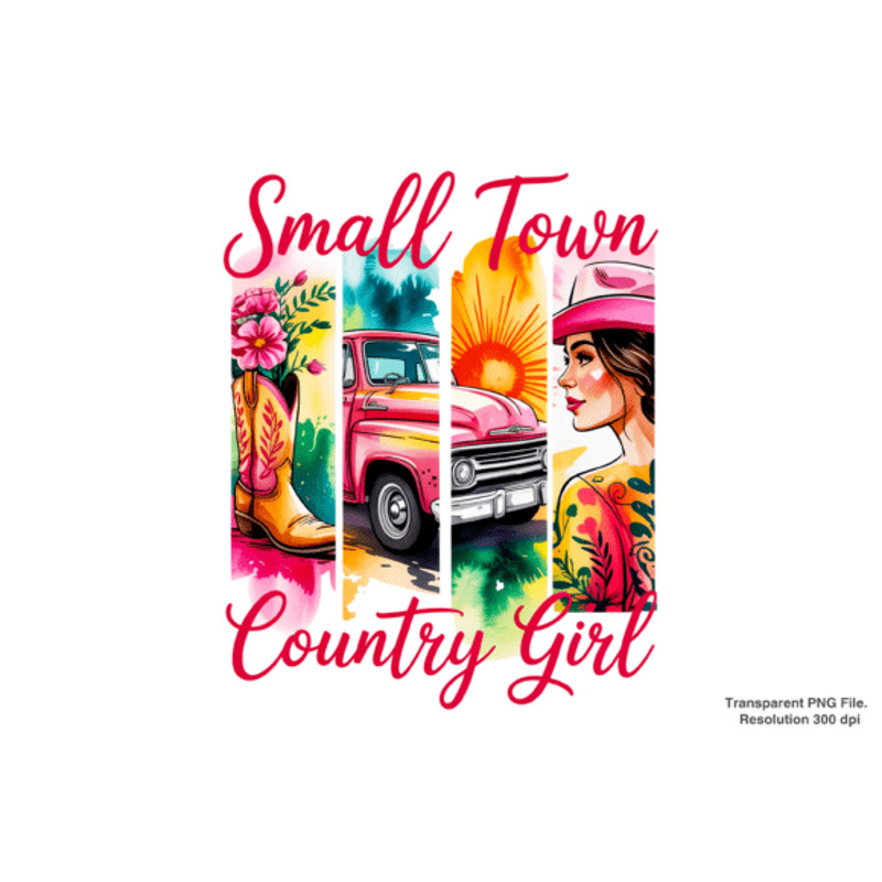 Western Brush Stroke PNG Sublimation 0