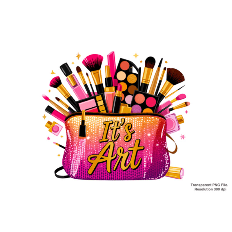Makeup Clipart Sublimation PNG 0