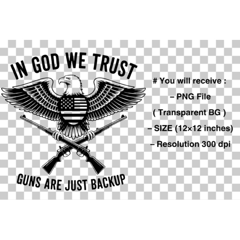 In God We Trust PNG 4th Of July PNG 1
