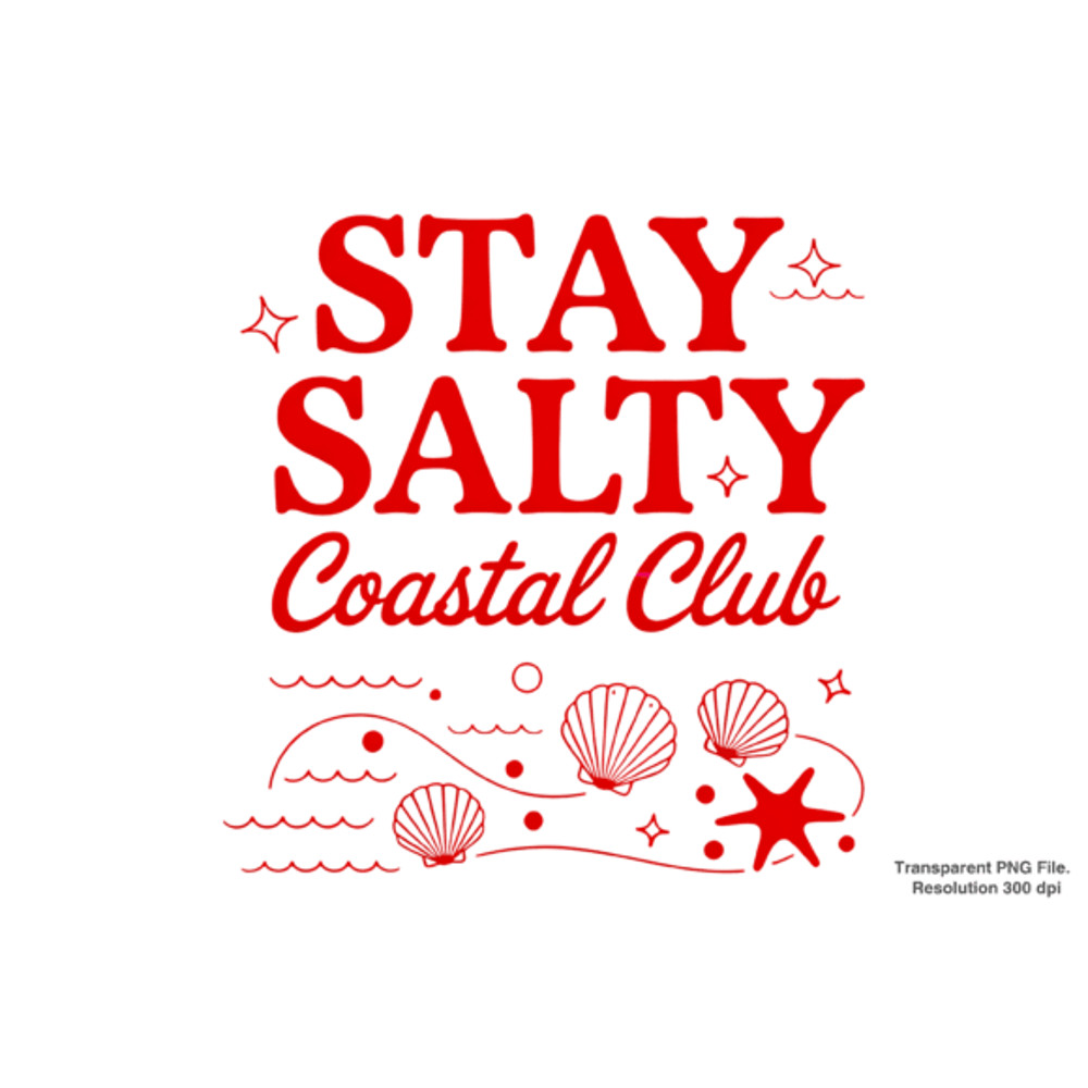 Stay Salty PNG Seashell Aesthetic PNG 0