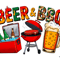 Beer And BBQ PNGBBQ Sublimation Design 0