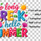 So Long PreK Hello Summer Png So Long PreK Hello Summer Png 1
