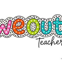 we out teacher dalmatian dots png