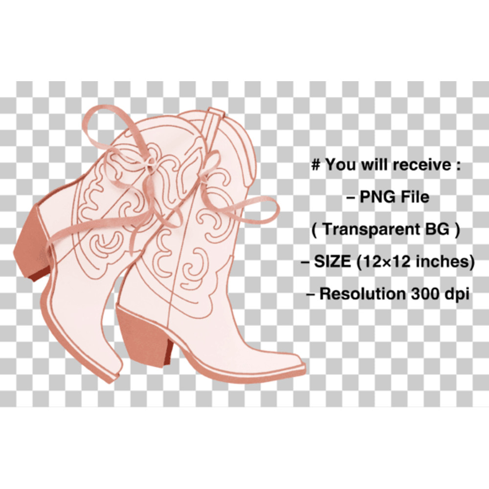Coquette Cowgirl PNG Western PNG 1
