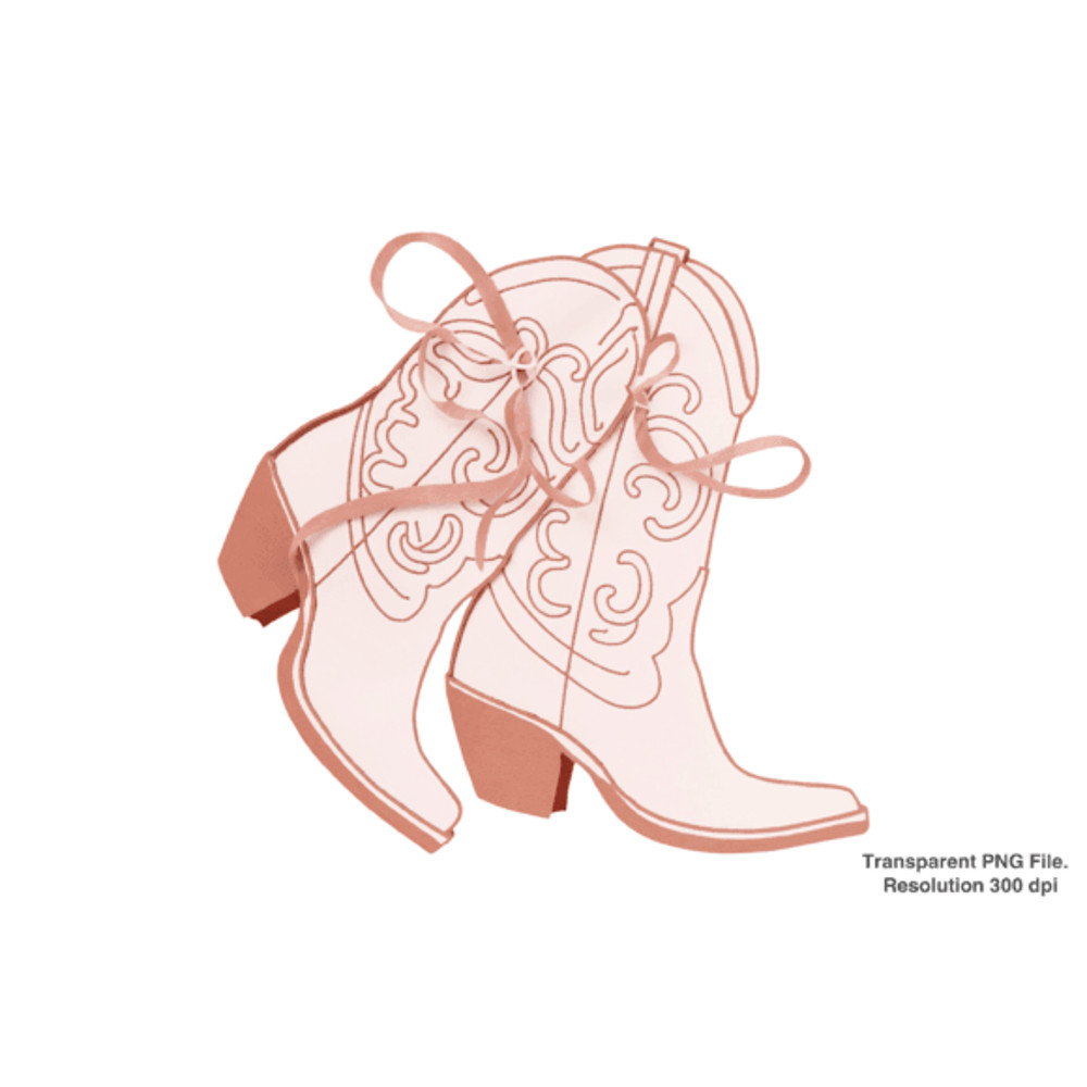 Coquette Cowgirl PNG Western PNG 2
