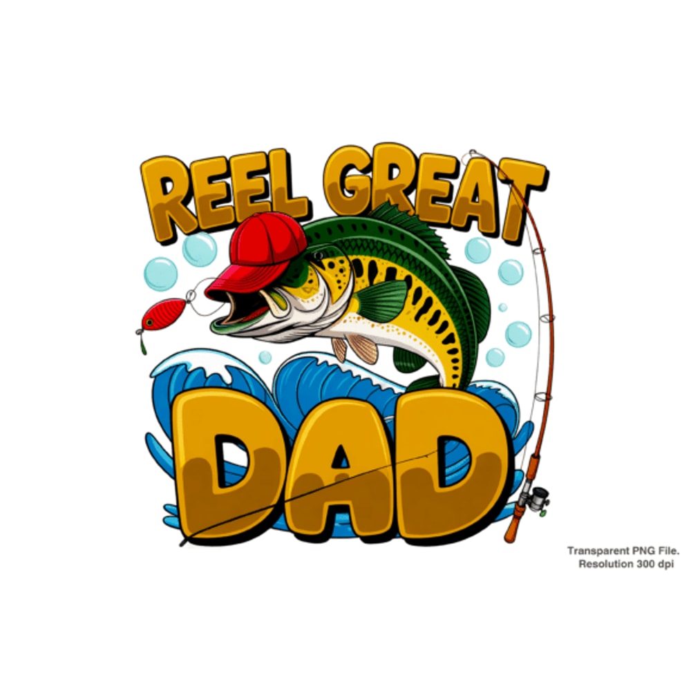 Reel Great Dad Png Sublimation Design Reel Great Dad Png Sublimation Design 2