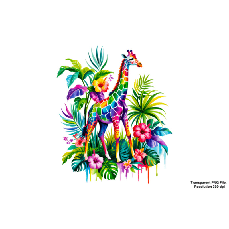 Giraffe PNG Safari Animals PNG 0