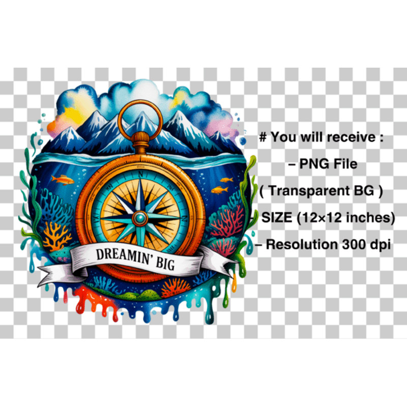 Nautical Clipart PNG Mens Sublimation 1