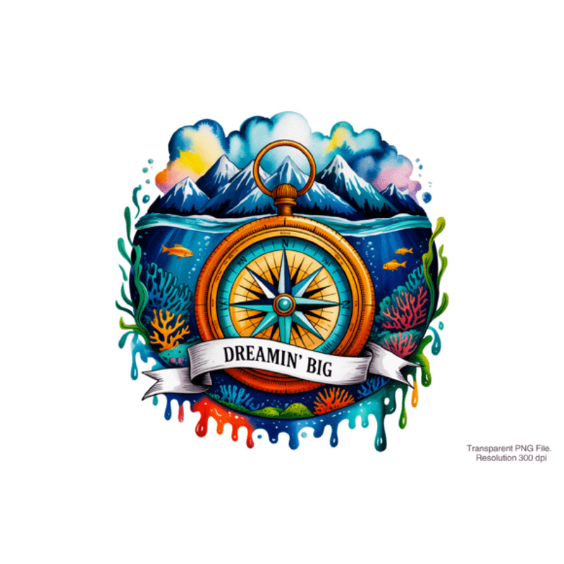 Nautical Clipart PNG Mens Sublimation 2
