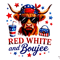 Fourth Of July Highland Cow PNG 0