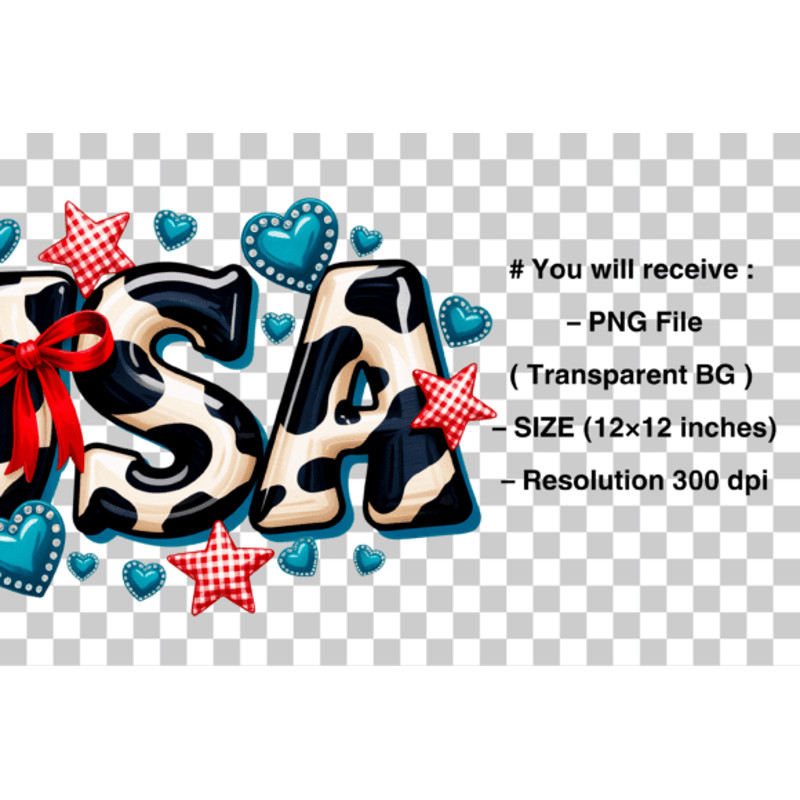 Western Coquette USA Retro America Png 1