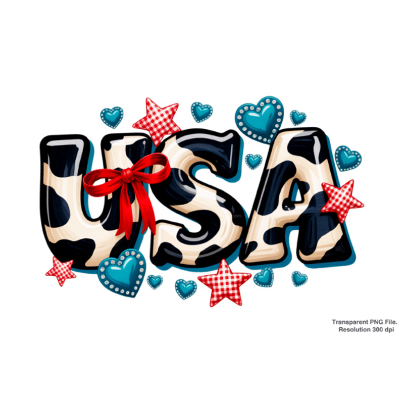 Western Coquette USA Retro America Png 2