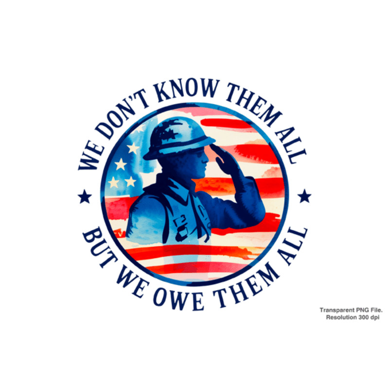 Memorial Day PNG Patriotic Military PNG 2