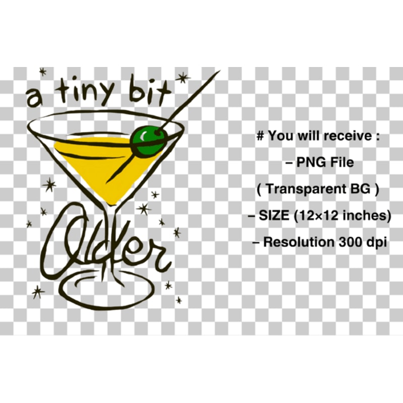 Martini Birthday PNG Birthday Girl Png 1
