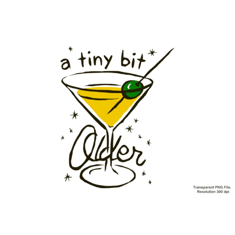 Martini Birthday PNG Birthday Girl Png 2