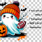 Cute Football Ghost Png Halloween PNG 1
