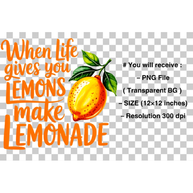 Coquette Lemon Design PNG 1